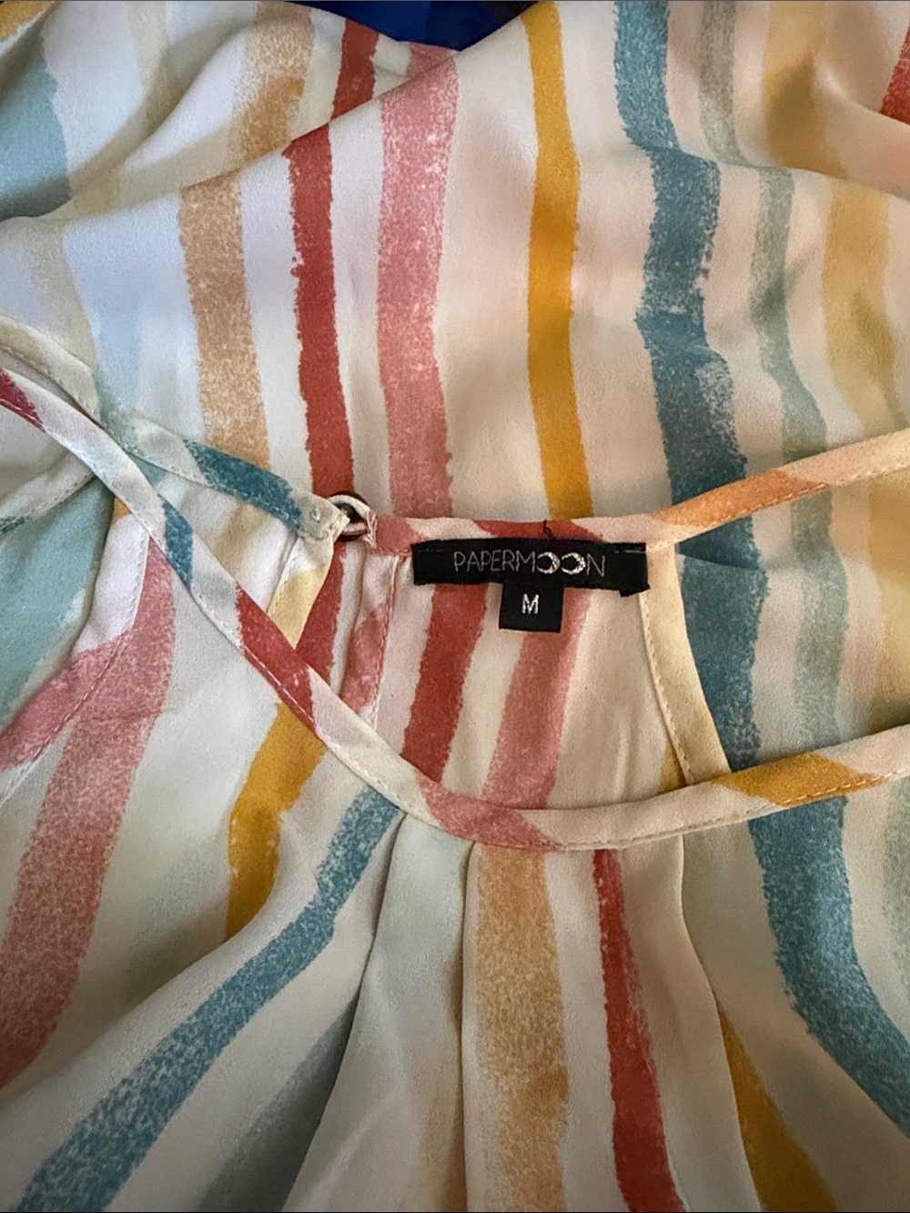 Papermoon Striped Multi-Color Blouse (M)
